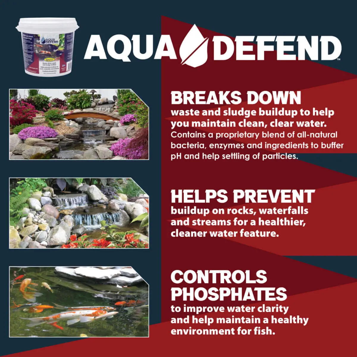 Aqua Defend™ All-Natural Pond Water Treatment 3
