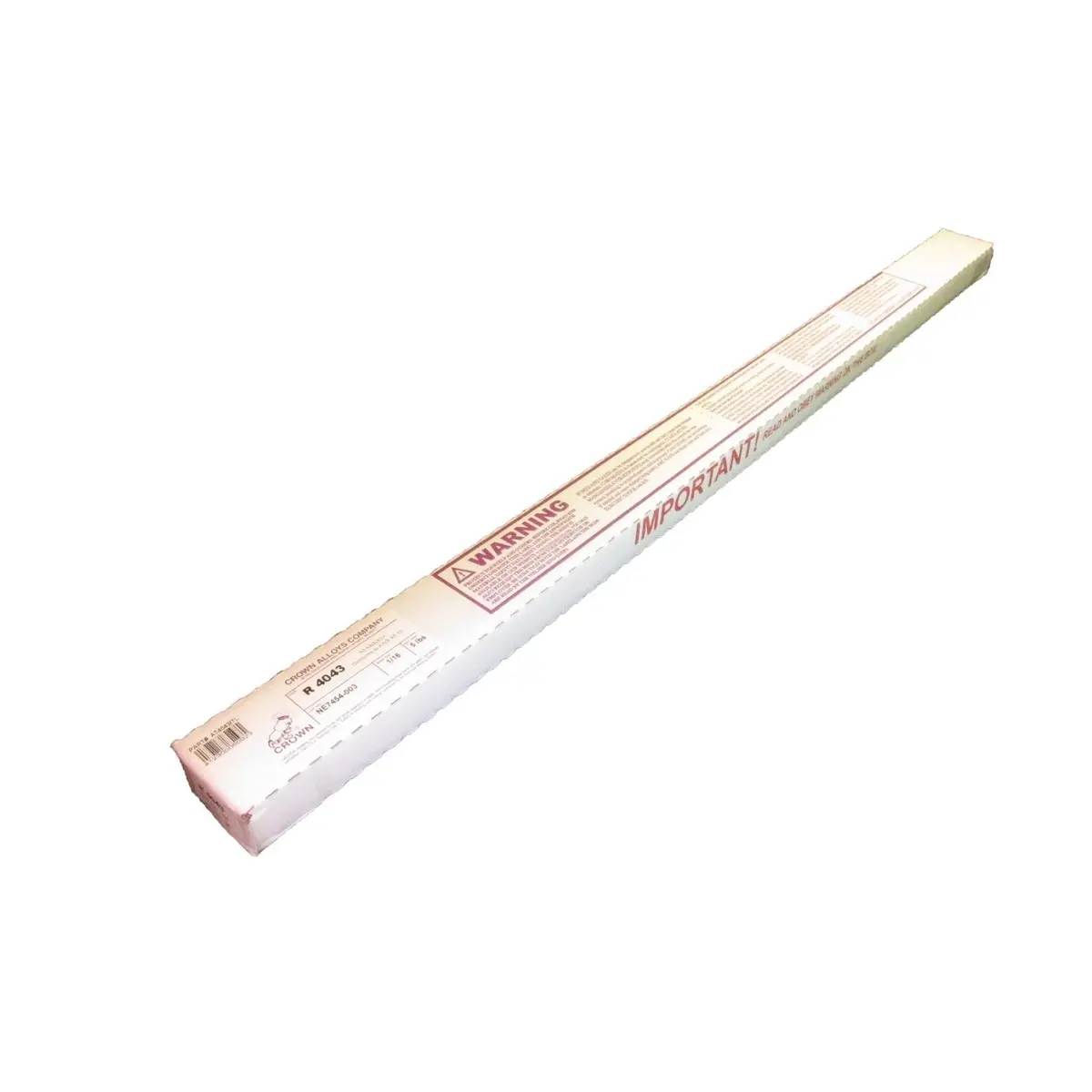 Crown Alloys R 4043 Aluminum Tig Rod, 1/16", 5# - At4043/Tl 1