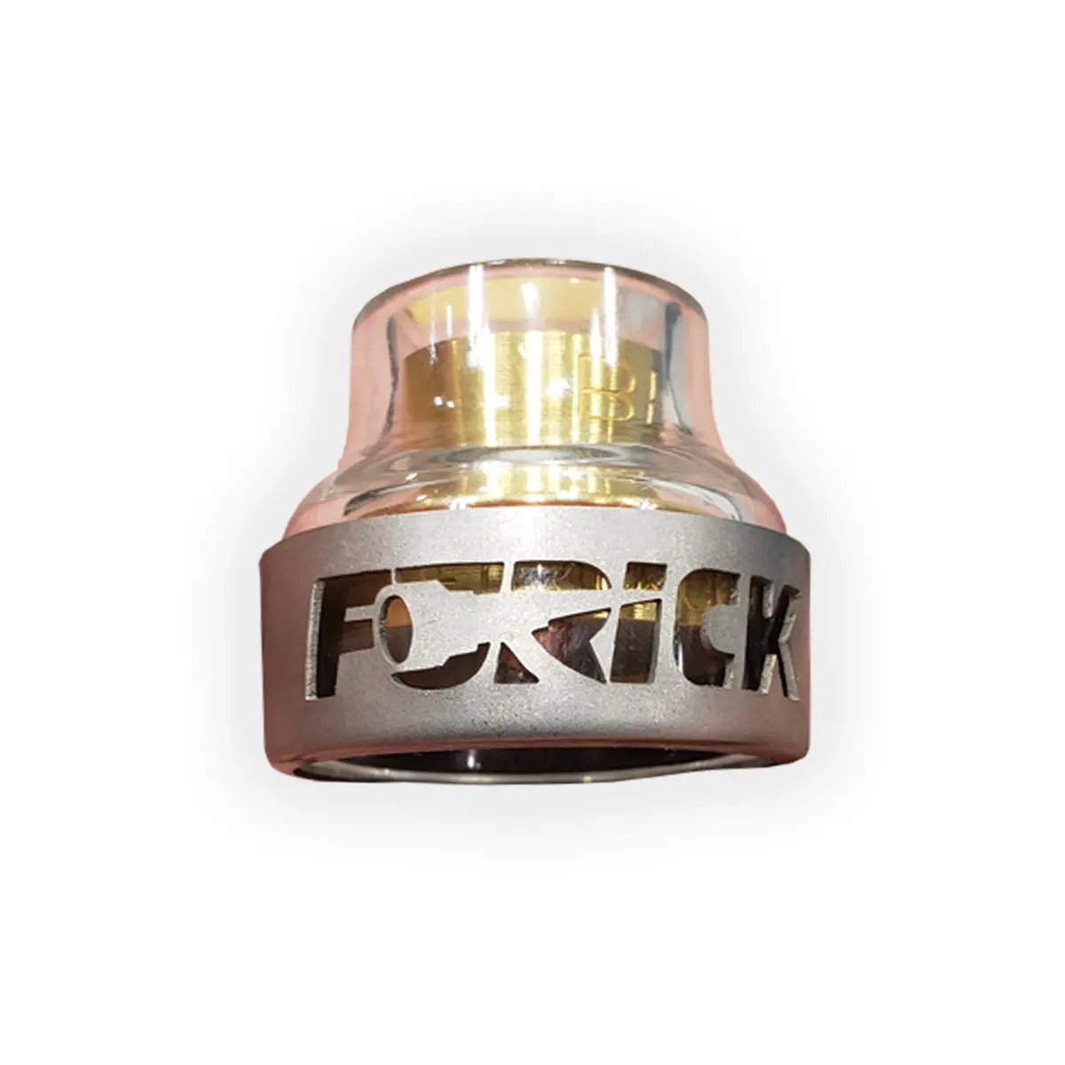 Furick Cup Thread-On Bbw Glass Cup W/ Titanium Cover - Bbwsgwc 1