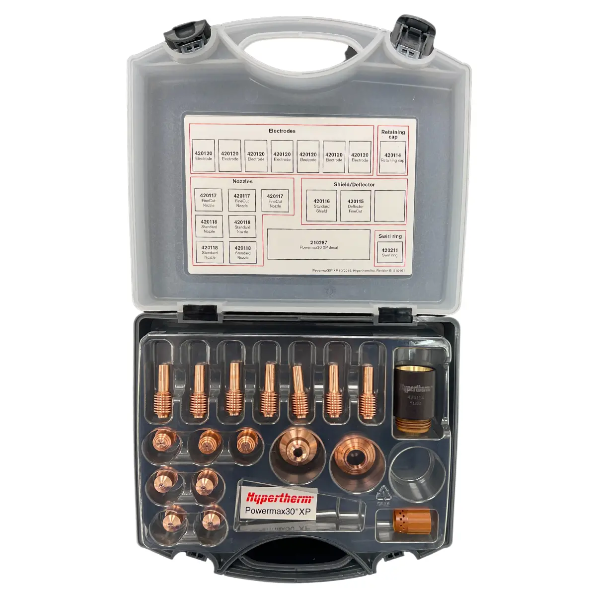Hypertherm Powermax30 Xp Ess. Handheld Cutting Consumable Kit - 851479 1