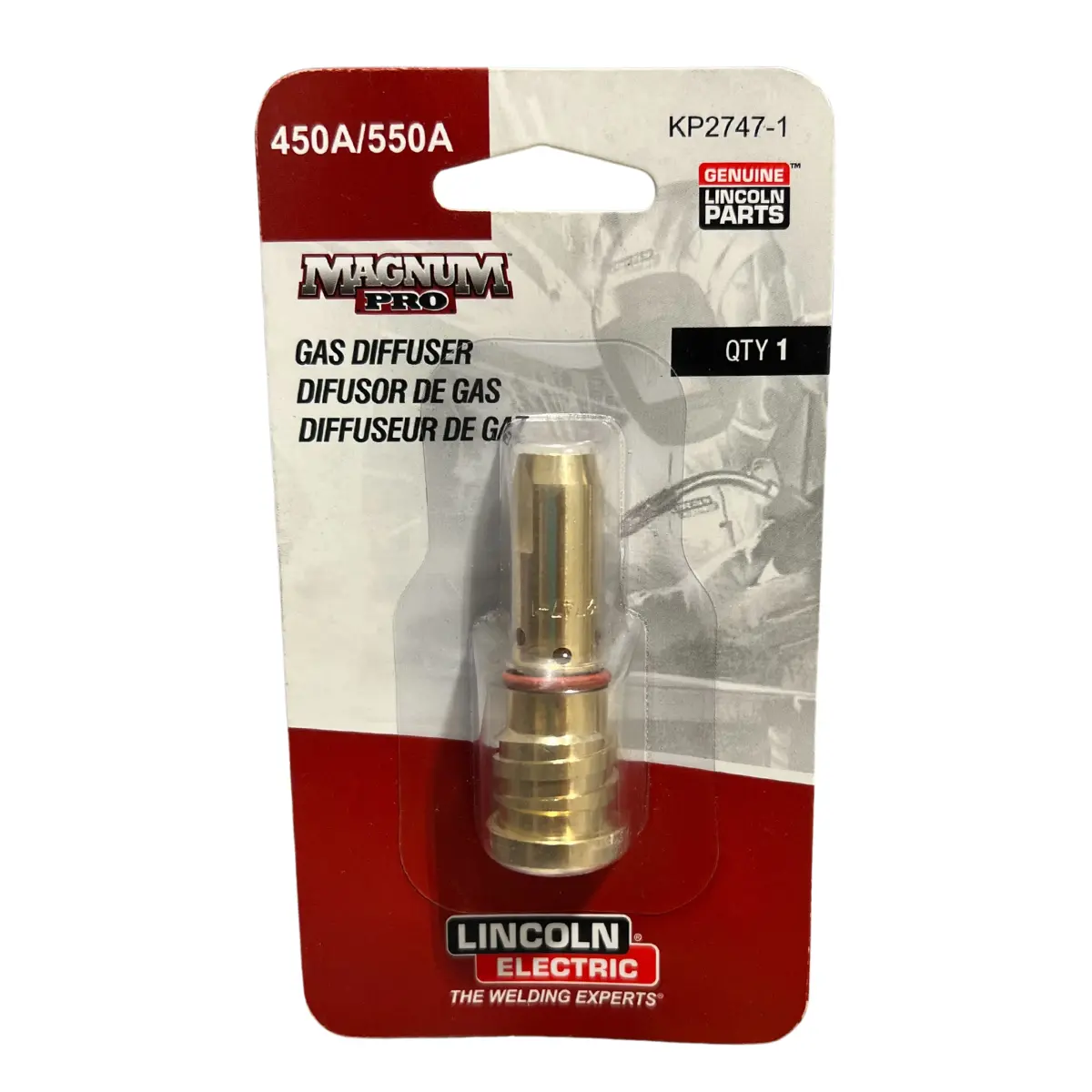 Lincoln Magnum Pro Diffuser - 550A, Thread-On - Kp2747-1 1
