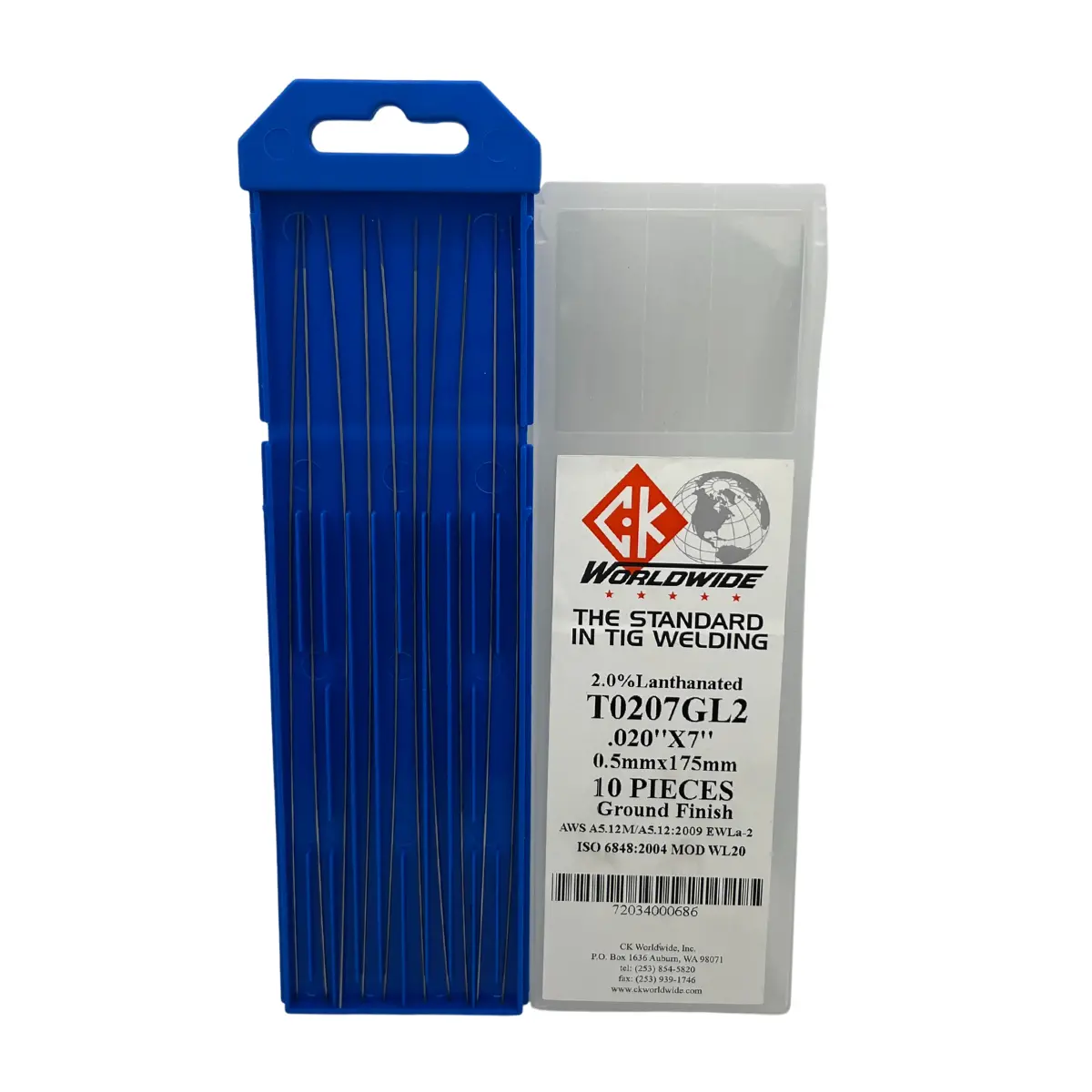 Ck Worldwide 2% Lanthanated Tungsten, 10/Pk - Gl2 3