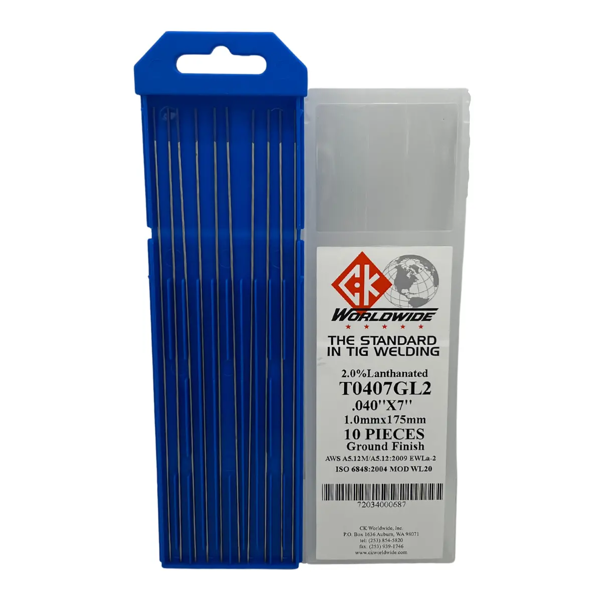 Ck Worldwide 2% Lanthanated Tungsten, 10/Pk - Gl2 5
