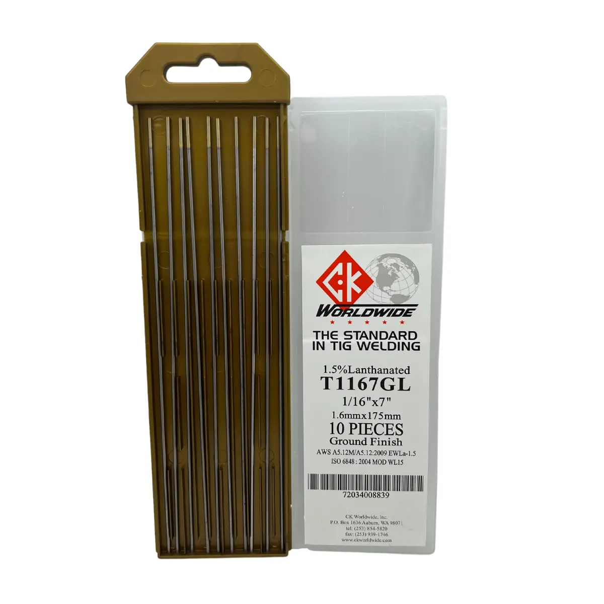 Ck Worldwide 1.5% Lanthanated Tungsten, 10/Pk - Gl 3