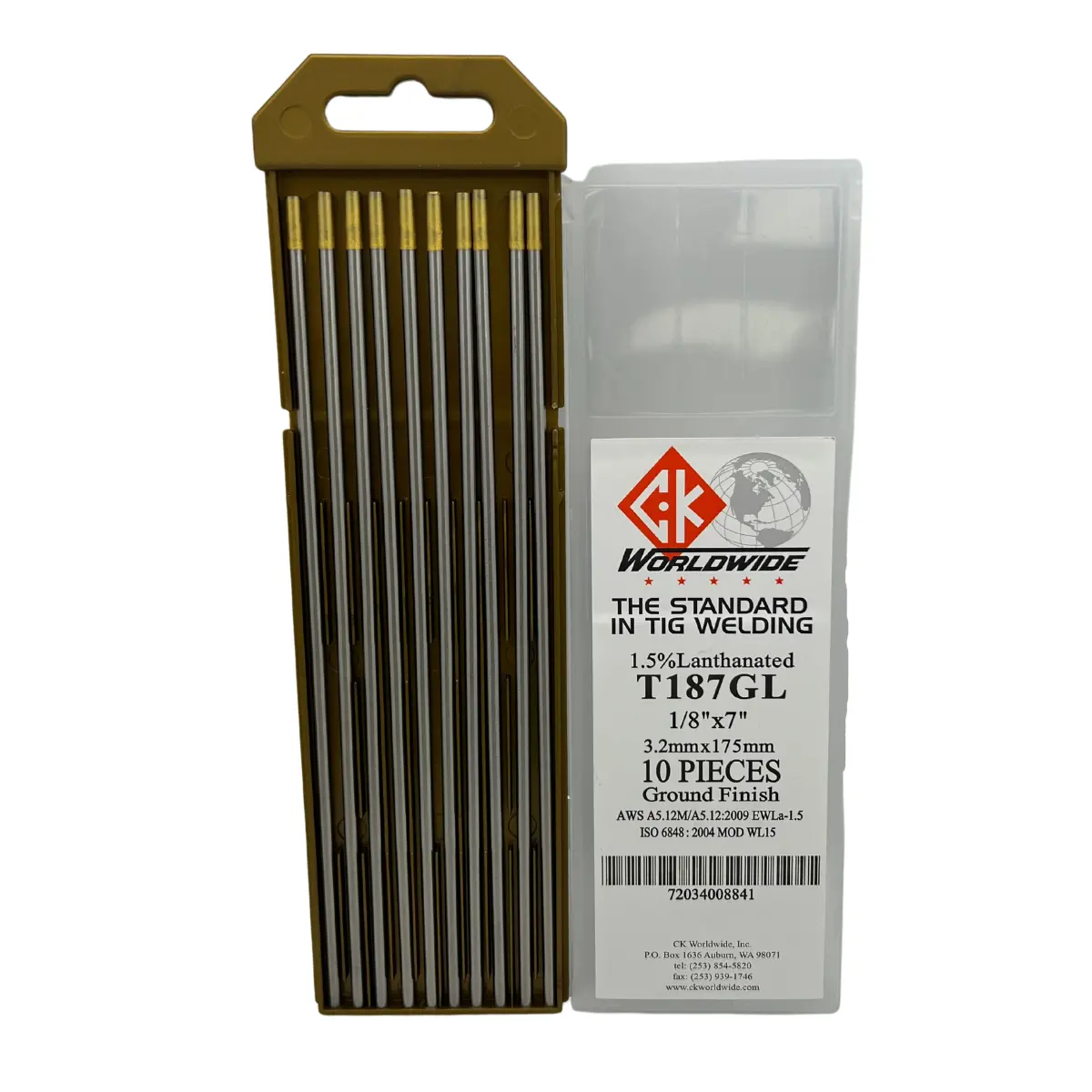 Ck Worldwide 1.5% Lanthanated Tungsten, 10/Pk - Gl 1