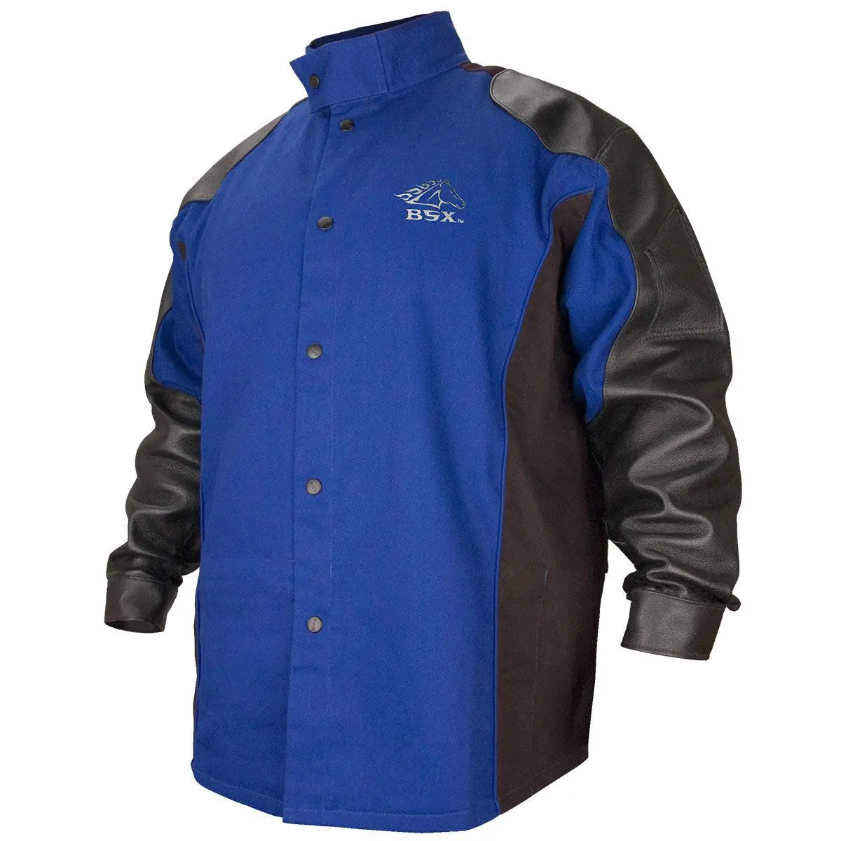 Black Stallion Hybrid Fr And Grain Pigskin Welding Jacket - Bxrb9c/Ps 1