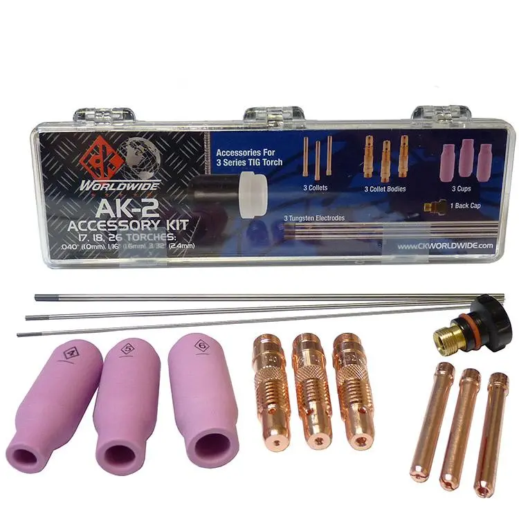 Ck Worldwide 3 Series Tig Torch Accessory Kit, Small - Ak-2 1