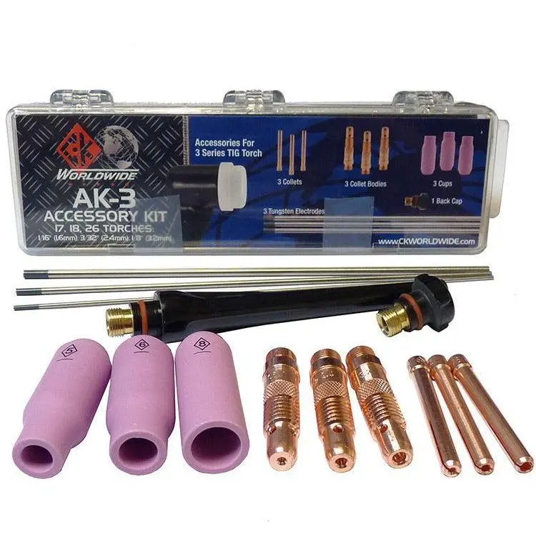 Ck Worldwide 3 Series Tig Torch Accessory Kit, Large - Ak-3 1