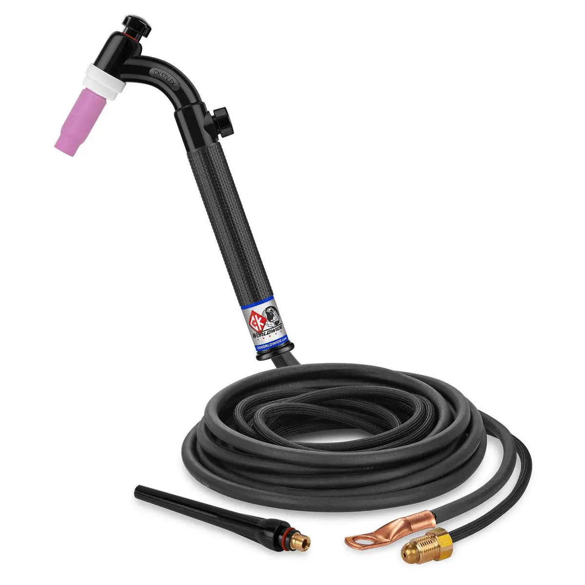 Ck Worldwide 150A 17-Style 2-Piece Tig Torch W/ Valve And Superflex Cable 1