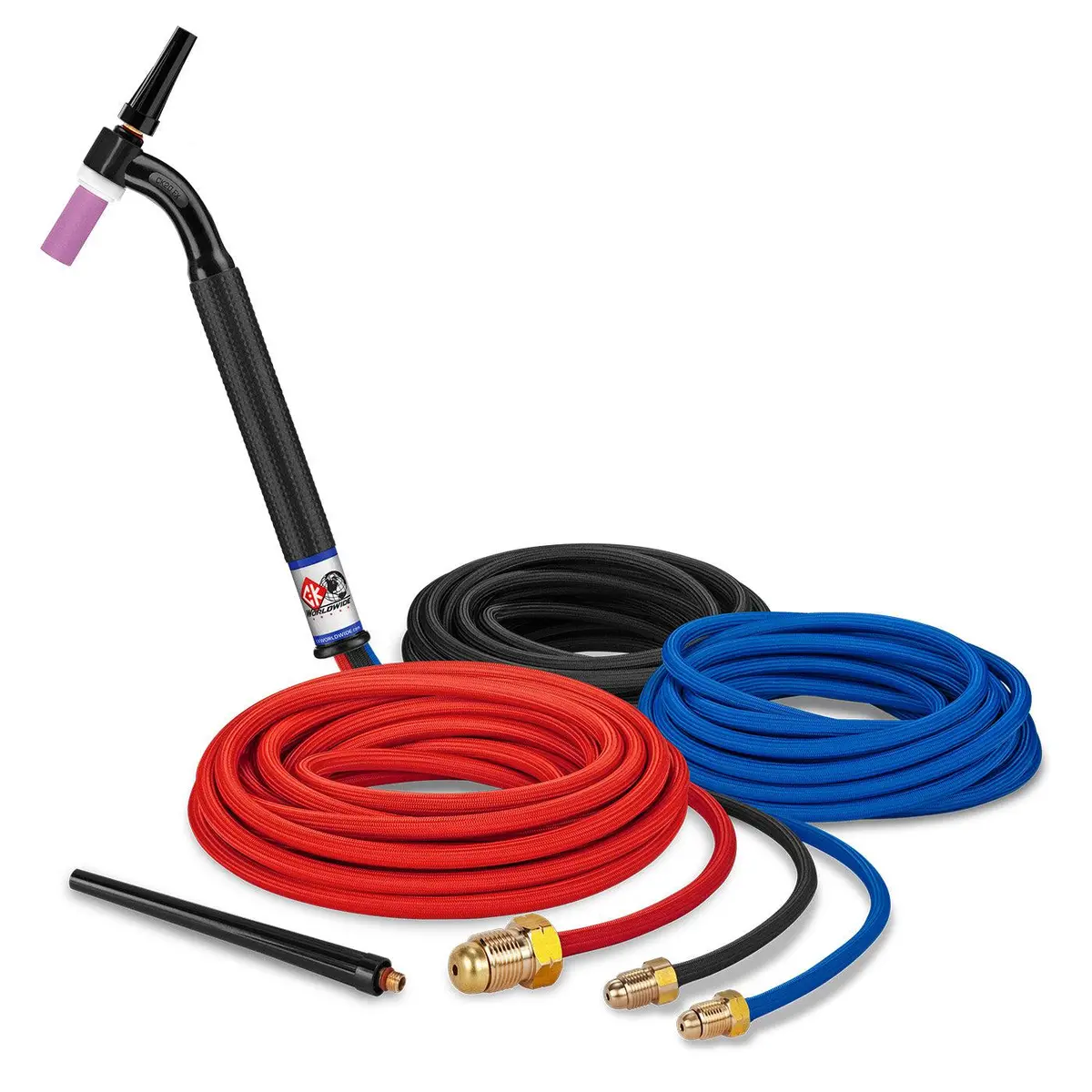 Ck Worldwide 250A 3-Piece Water Cooled Tig Torch Package W/ Super-Flex Cable, 25 Ft - Ck225sf Fx 1