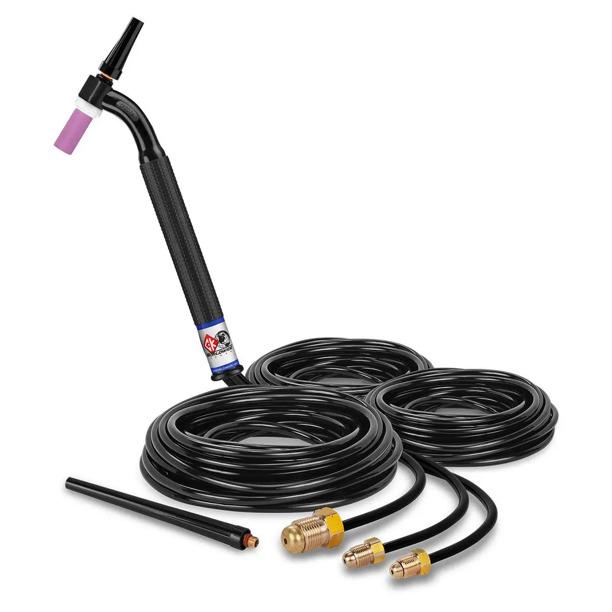 Ck Worldwide 250A Water-Cooled Flex Head Tig Torch, 3 Piece, 25 Ft - Ck20-25 Fx 1