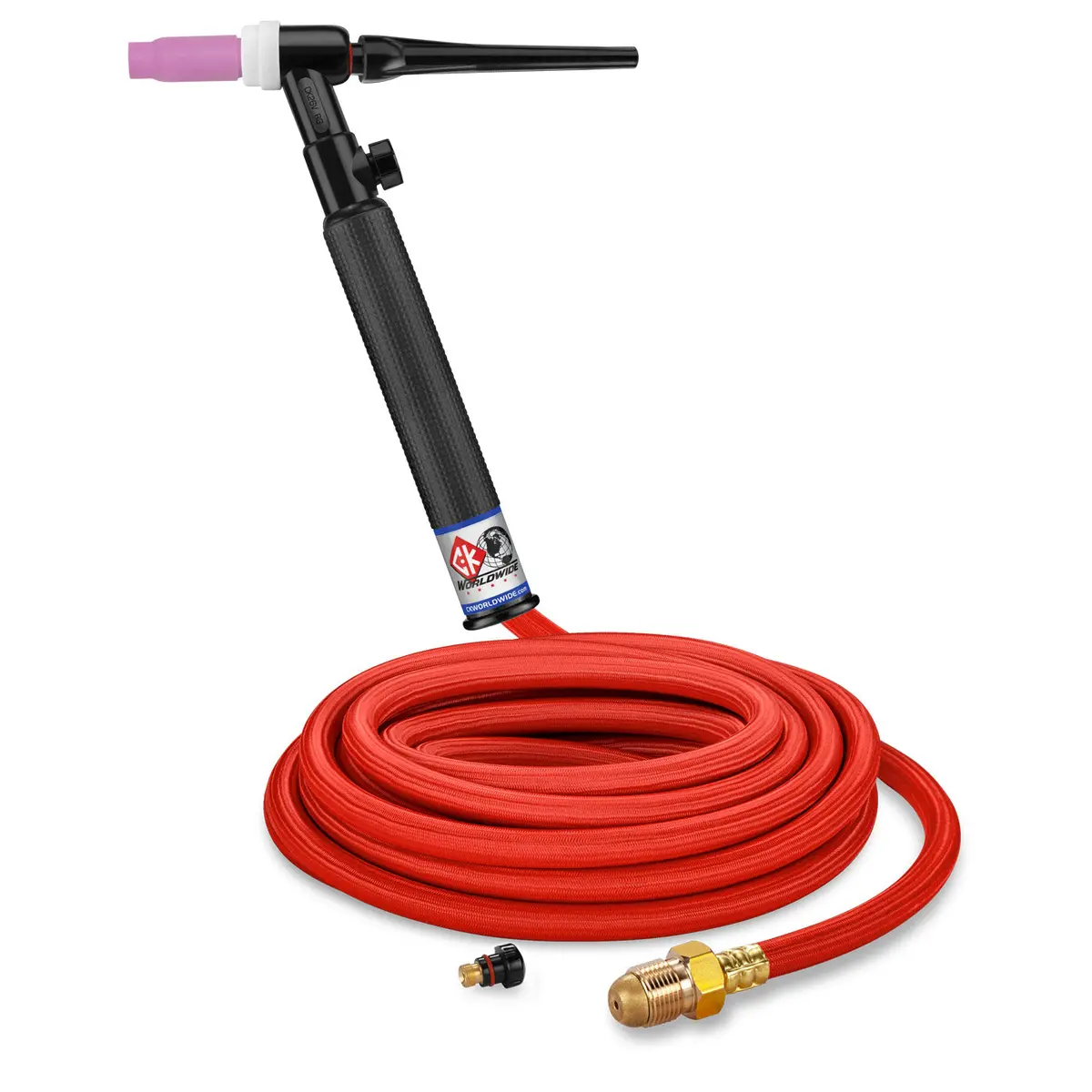 Ck Worldwide 200A Rigid Head Tig Torch W/ Super Flex Cable & Valve, 25 Ft - Ck26v-25-Rsf Rg 1