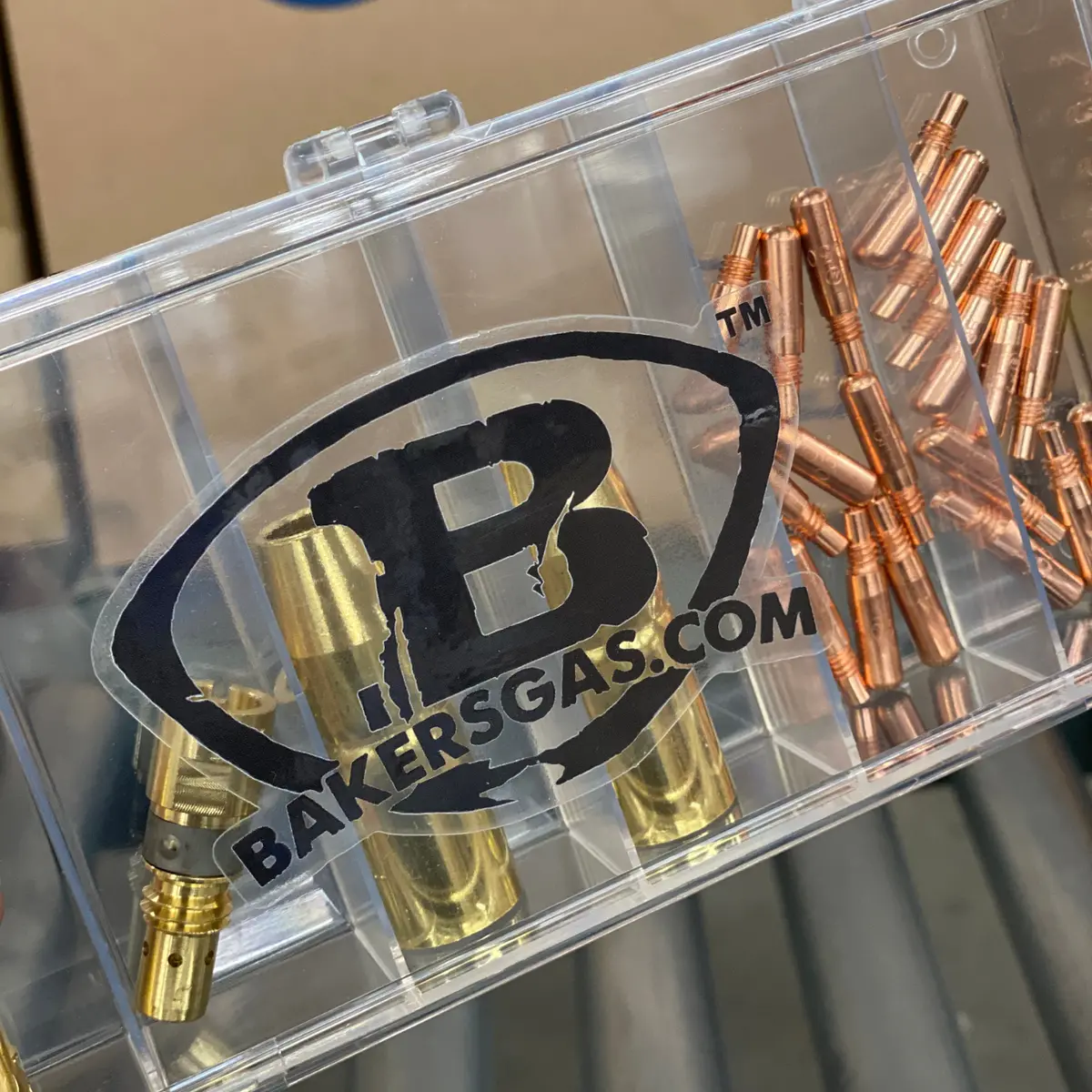 Baker's Gas Clear Logo Sticker 2