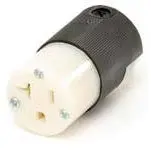 Direct Wire - 110 Vac Hd Straight Blade Recep. End 20A (Fm) - 5369C 1