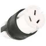 Direct Wire - 220 Vac Inline Nema Receptacle (Female) - 10-50R - 7515C 1