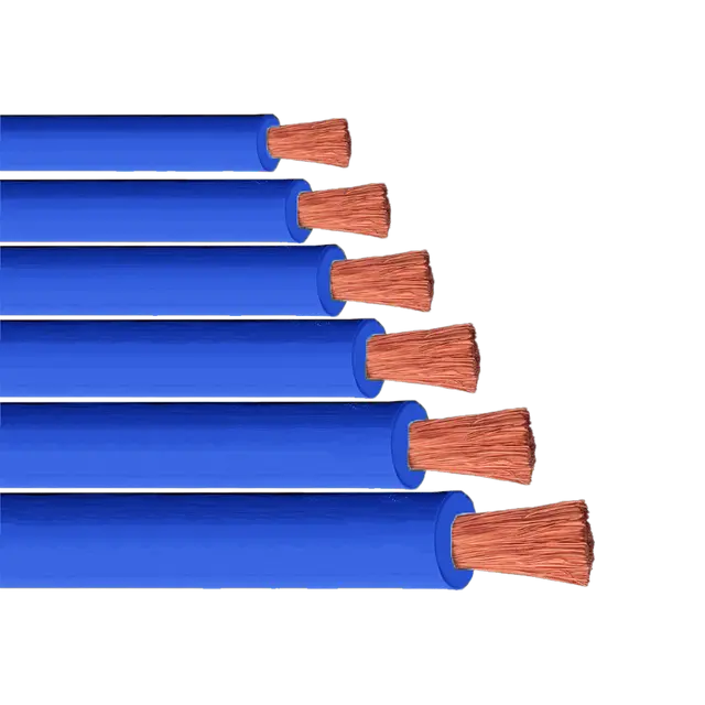 Direct Wire Flex-A-Prene Blue Welding Cable 1