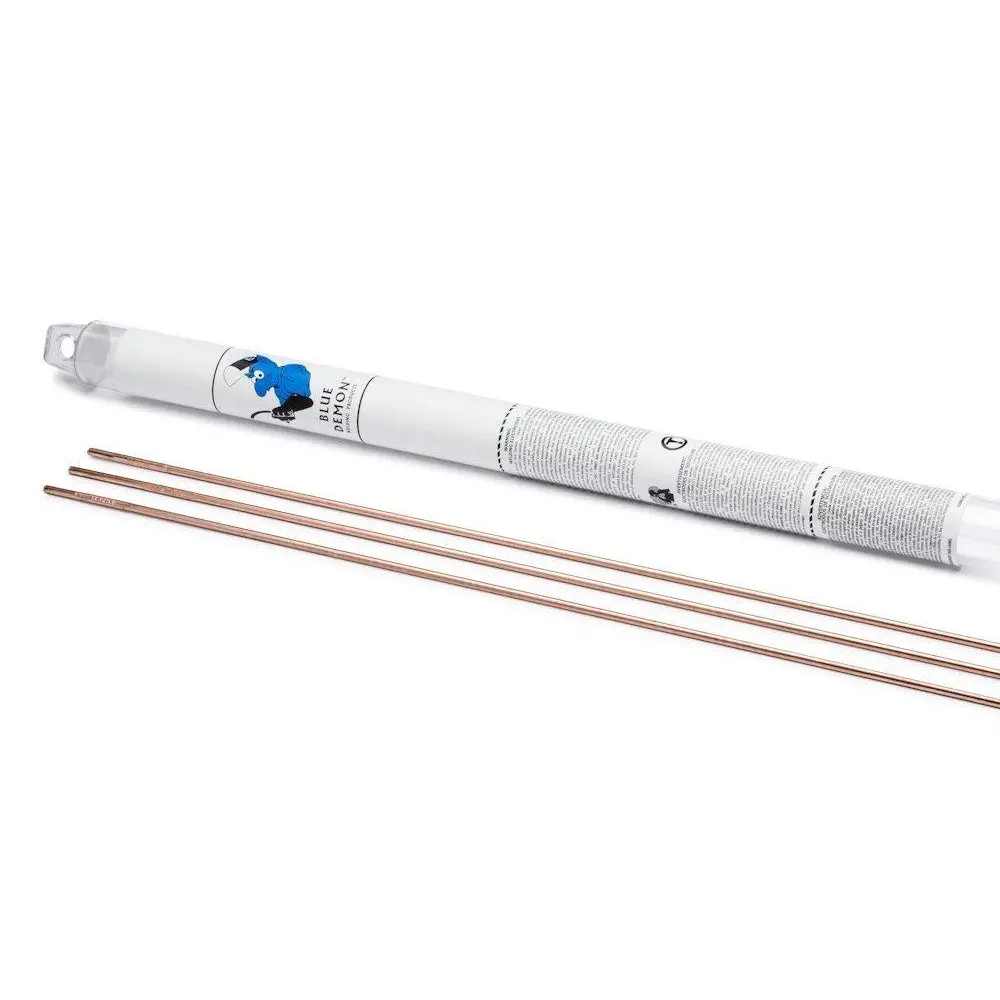 Blue Demon Er70s-6 1/16" Mild Steel Tig Rod, 1# - Er70s6-063-01T 1