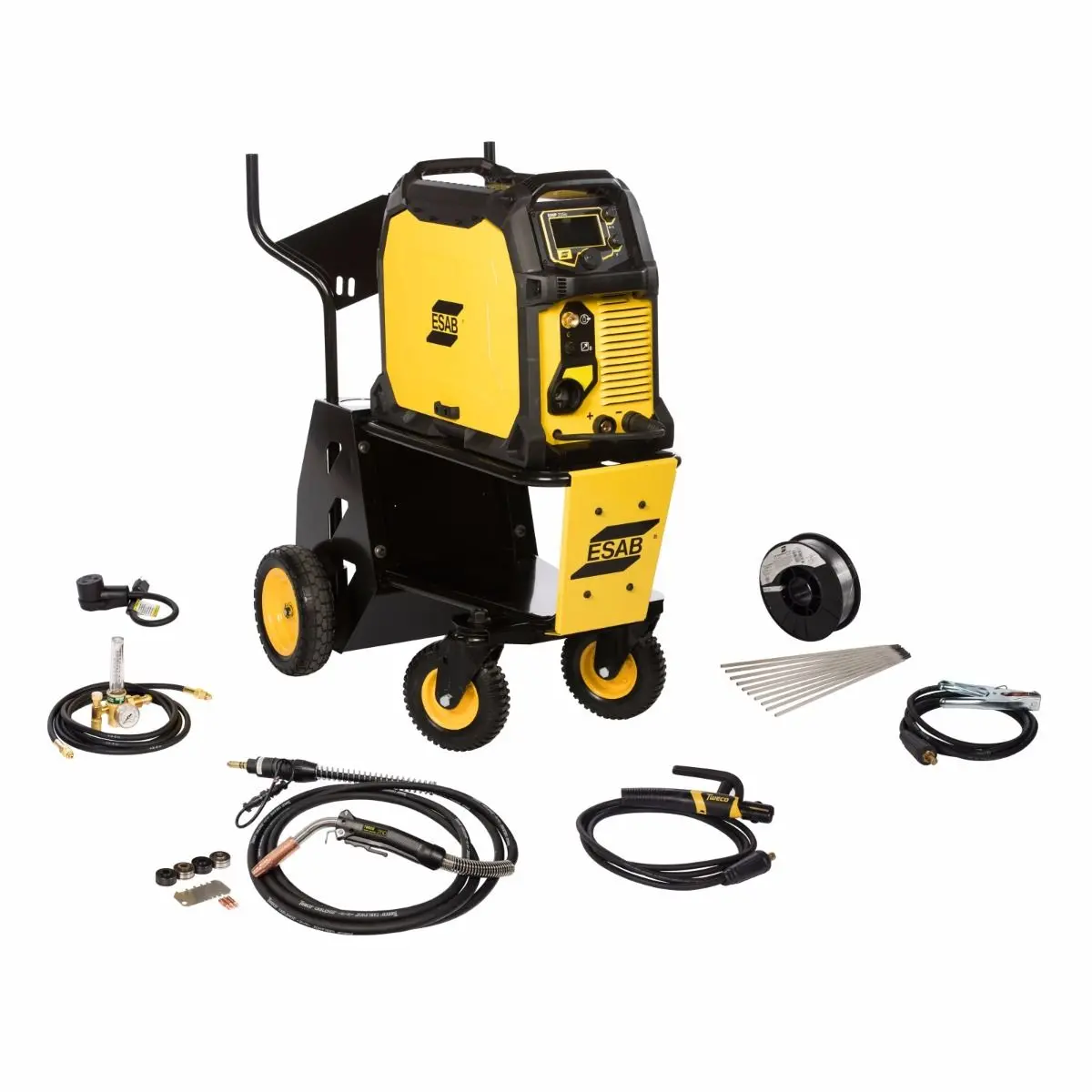 Esab Rebel Emp 235Ic Multiprocess Welder W/ Single Cylinder Cart - 0558012704 1