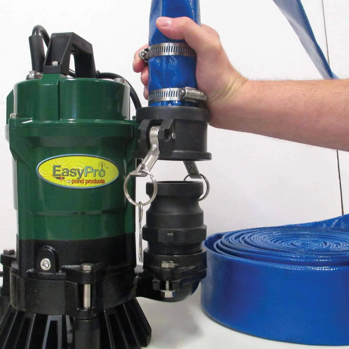 Easypro Cleanout Package With 25Ft Or 50Ft Roll-Up Hose And Quick Connect Fittings 2
