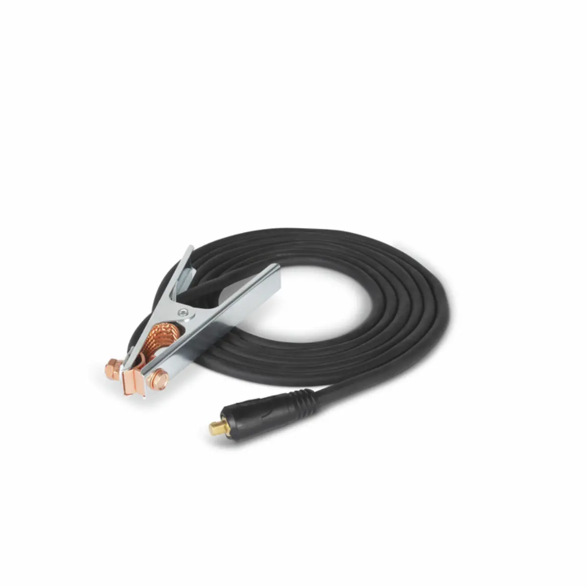 Lincoln Ground Clamp With 12.5 Ft ( 3.8 M) Work Lead And Twist Mate (Dinse 10-25) Connector - K5482-1 1