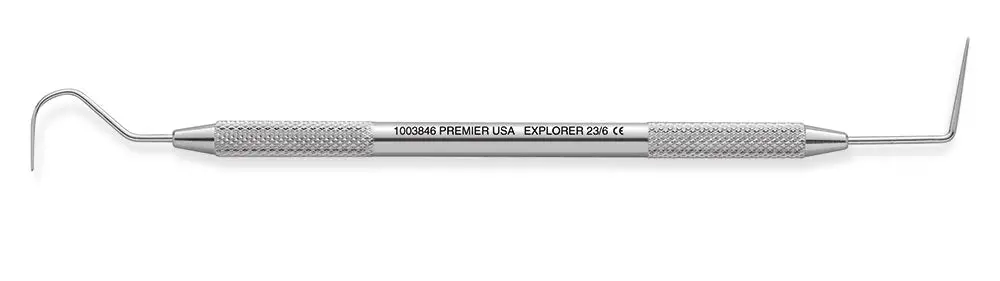 Premier #23/6 Double End Explorer With Light Touch Round Handle 1