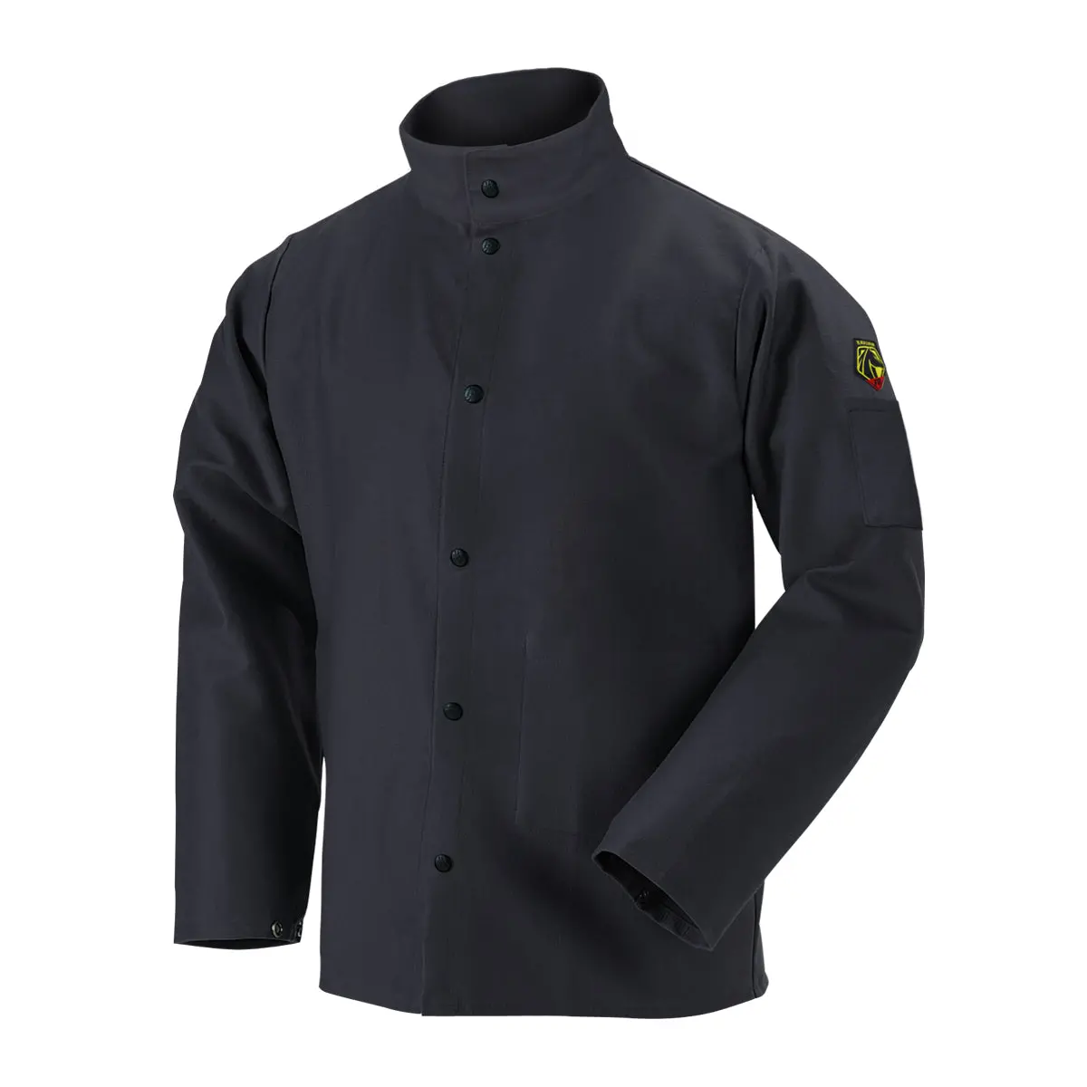 Black Stallion Truguard 200 Fr Cotton Welding Jacket, Black - Fbk9-30C 1
