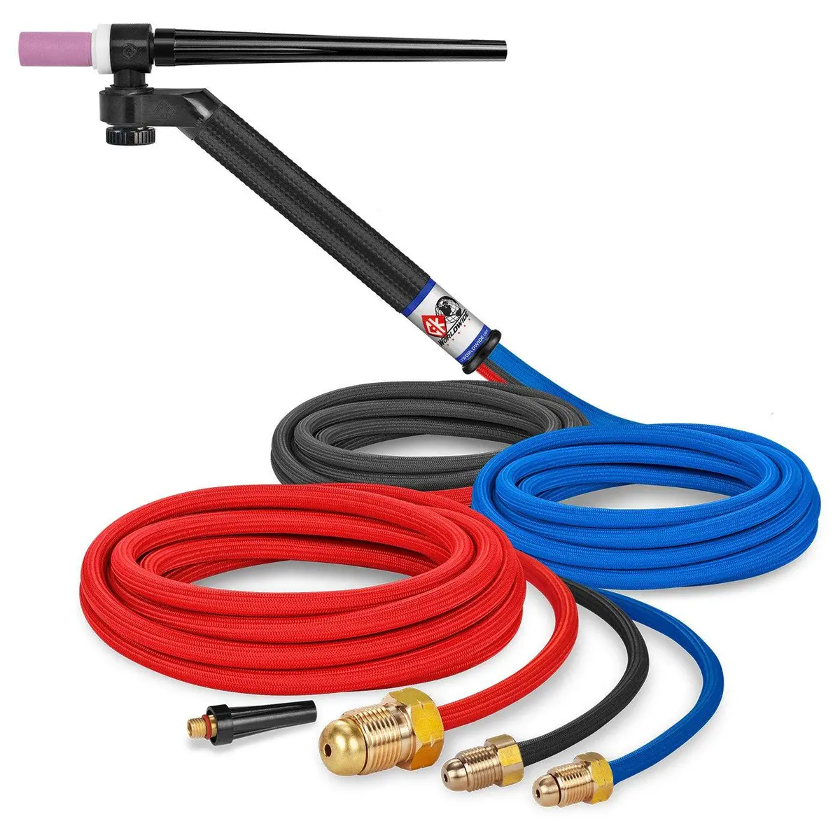 Ck Worldwide 230A Water Cooled Flex-Loc Tig Torch W/ Superflex Cable 1