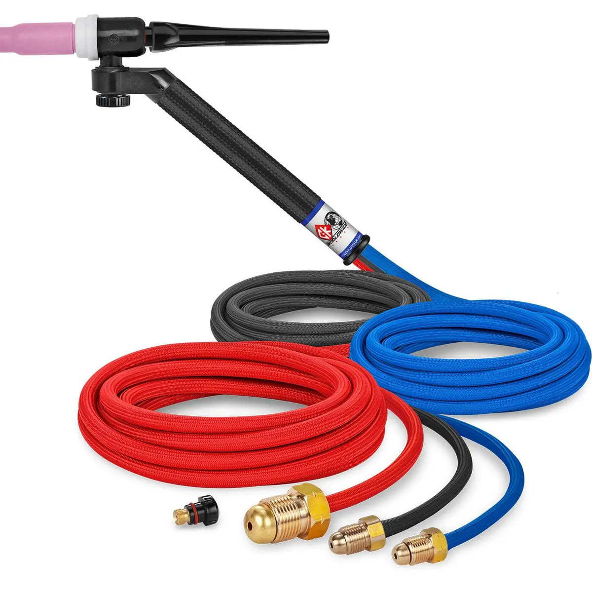 Ck Worldwide 250A Water Cooled Flex-Loc Tig Torch W/ Superflex Cable 1