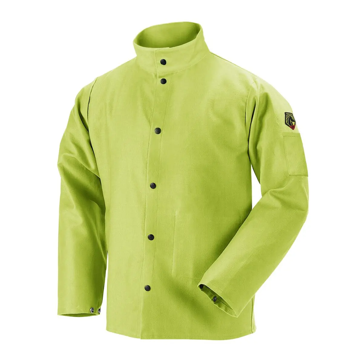 Black Stallion Truguard 200 Fr Cotton Welding Jacket, Lime - Fl9-30C 1
