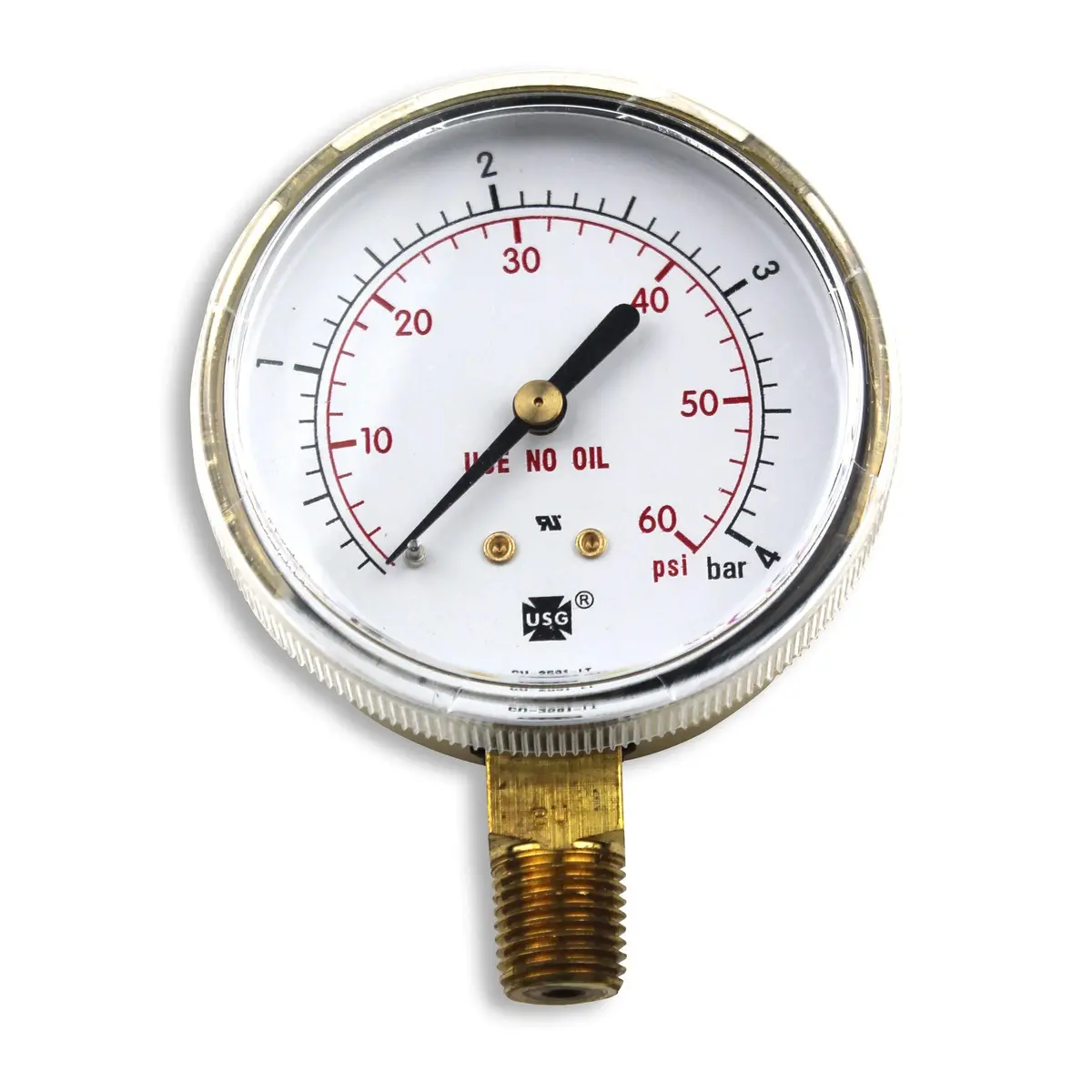 Smith 2.5" Pressure Gauge, 60 Psi/Bar - Ga029-07 1