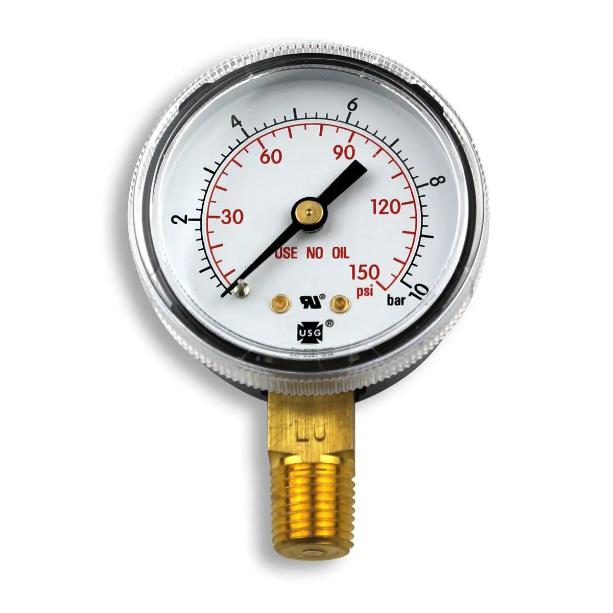 Smith 2" Pressure Gauge, 150 Psi/Bar - Ga137-03 1