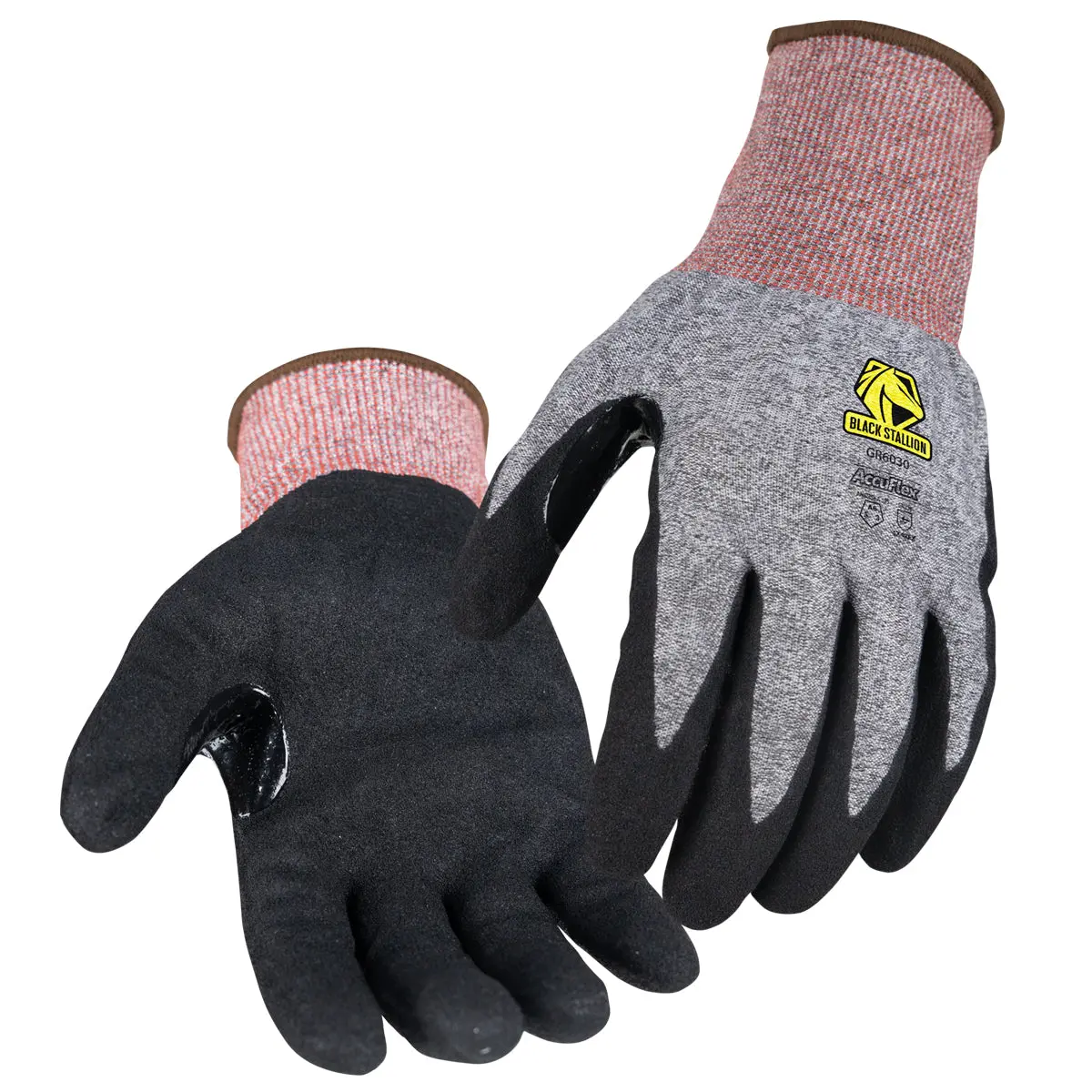 Black Stallion Accuflex A6 Cut-Resistant 18G Nitrile Knit Gloves, 12/Pk - Gr6030-Gb 1
