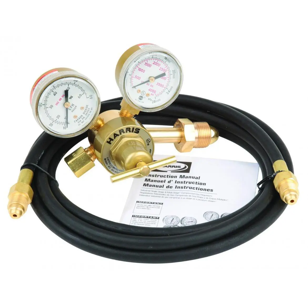 Harris Model 301Ar-58010 Flowgauge Regulator Kit Cga580 (Inert) - 4400229 1