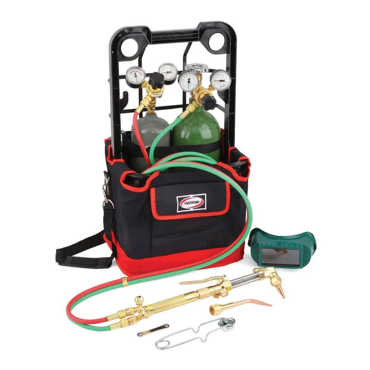 Harris 200 V-Series Classic Port-A-Torch Deluxe W/ Cylinders - 4403214 1