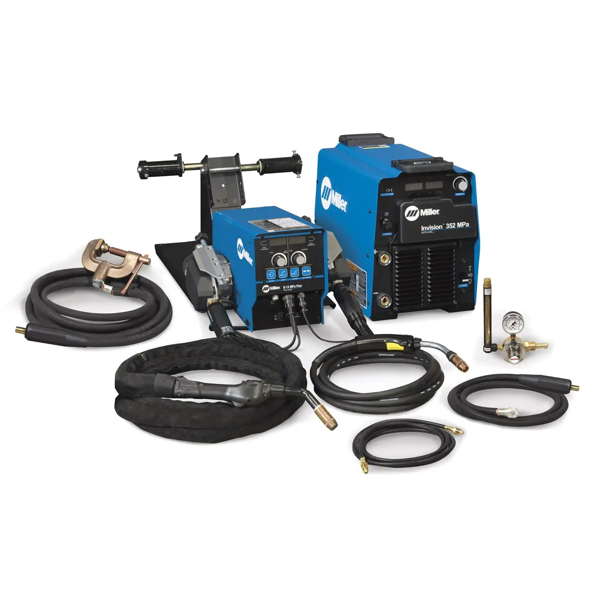Miller Invision 352 Mpa Mig Welder System With D-74 Feeder - 951500 1