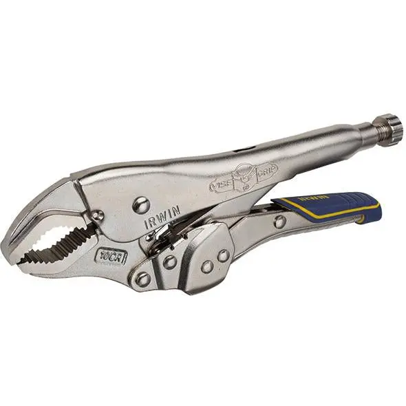 Irwin Curved Jaw Locking Pliers W/ Wire Cutter - Irht82578 1