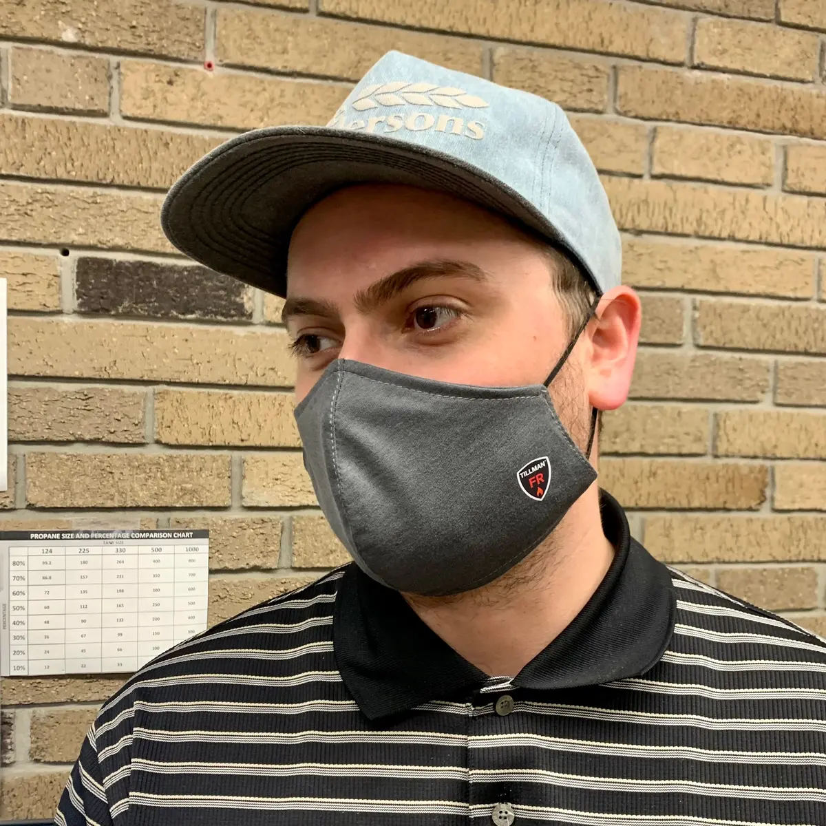 Tillman Fire Resistant Cotton Face Mask, 2/Pk - 568 2