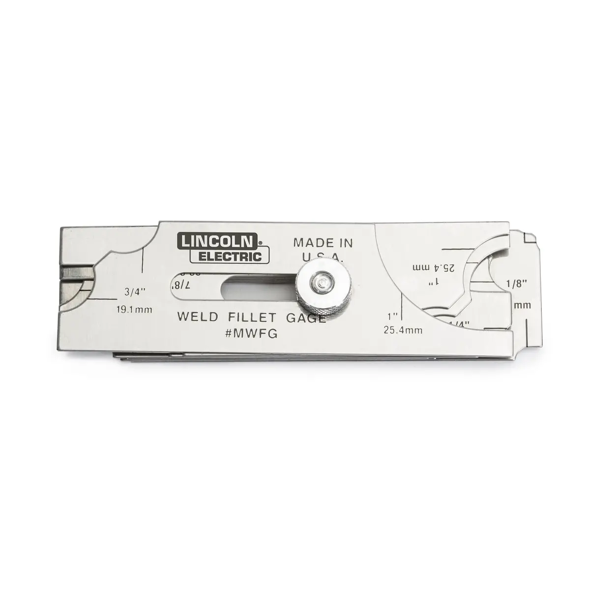 Lincoln Weld Fillet Gauge - Stainless Steel - 7/Pc Set - K3720-1 1