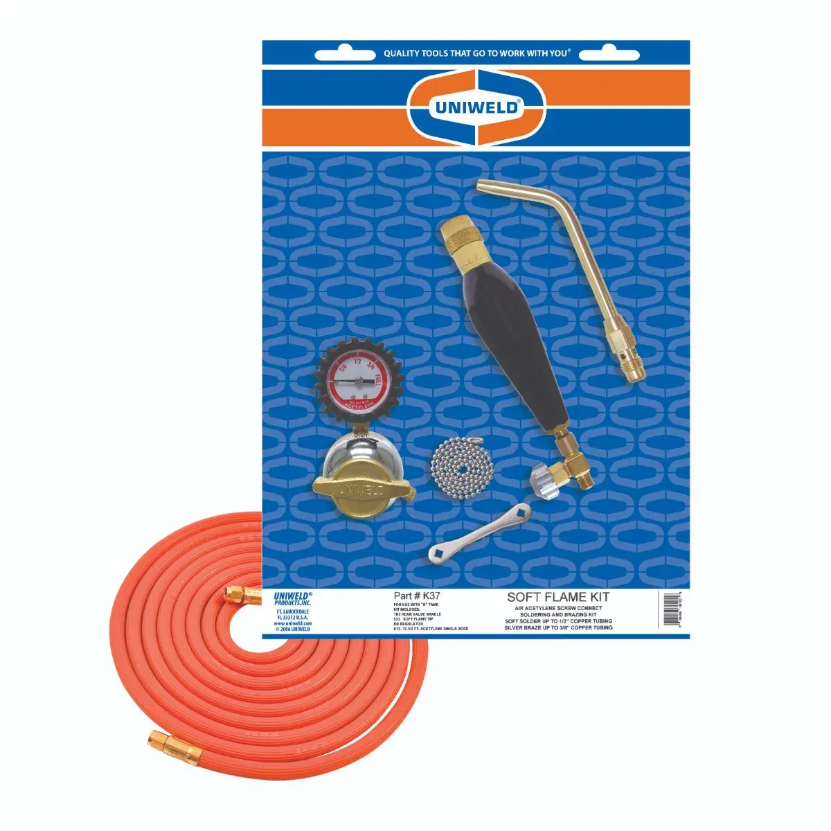 Uniweld B-Air/Acty Soft Flame Kit W/ Th3 Sc - K37 1