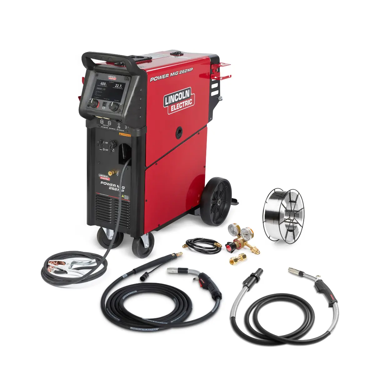 Lincoln Power Mig 262Mp Multiprocess Welder Aluminum One-Pak (Push Gun) - K5637-1 1