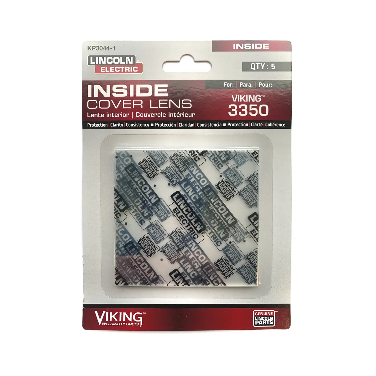 Lincoln Viking 3350 Series Inside Cover Lens, 5/Pk - Kp3044-1 1