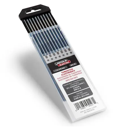 Lincoln 2% Ceriated Premium Tungsten Electrodes, 10/Pk - Kp4722 1