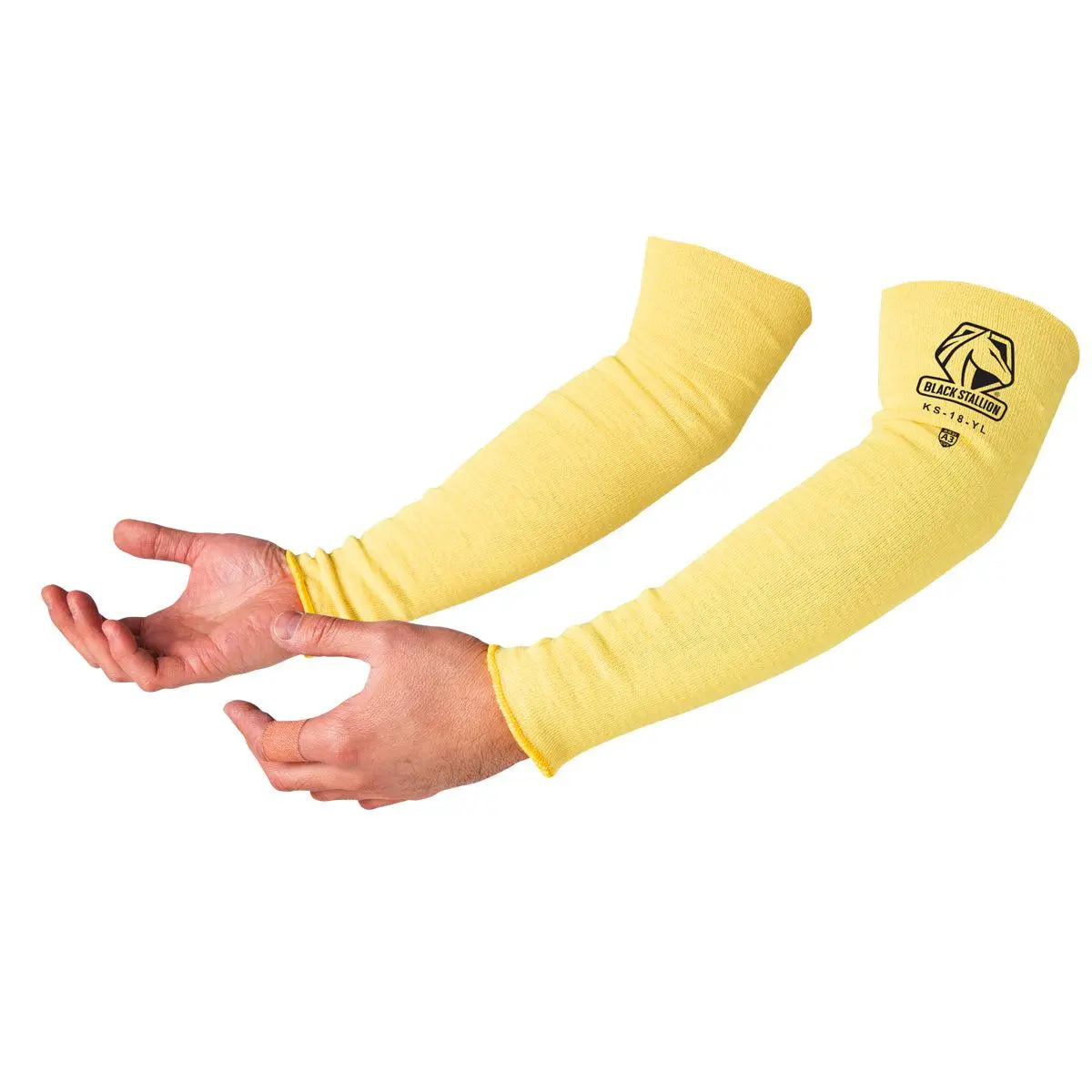 Black Stallion Dupont Kevlar Knit A3 Cut Resistant Sleeves - Ks-23 1
