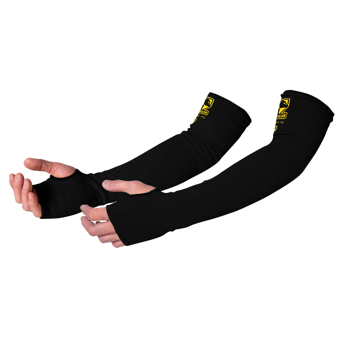 Black Stallion Twaron Knit A3 Cut Resistant Sleeves - Ar1518-Bk 2