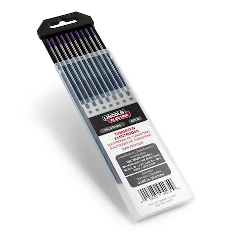 Lincoln Wx Multi-Oxide Premium Tungsten Electrodes, 10/Pk - Kp4723 1