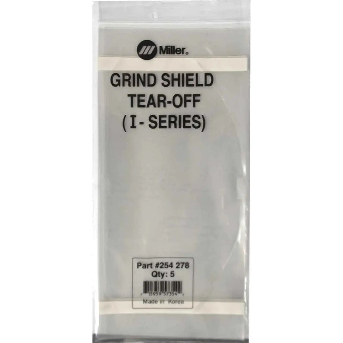 Miller Tear-Off Lens Grind Shield T94i - 258853 1