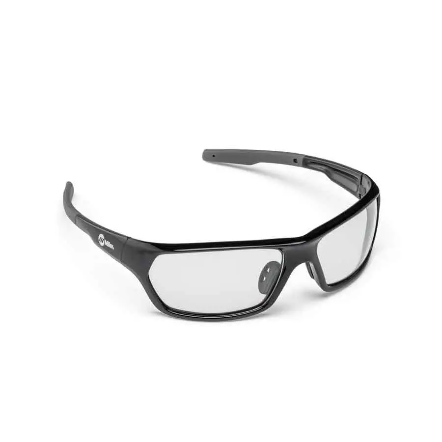 Miller Slag Black Safety Glasses (Clear) - 272201 1