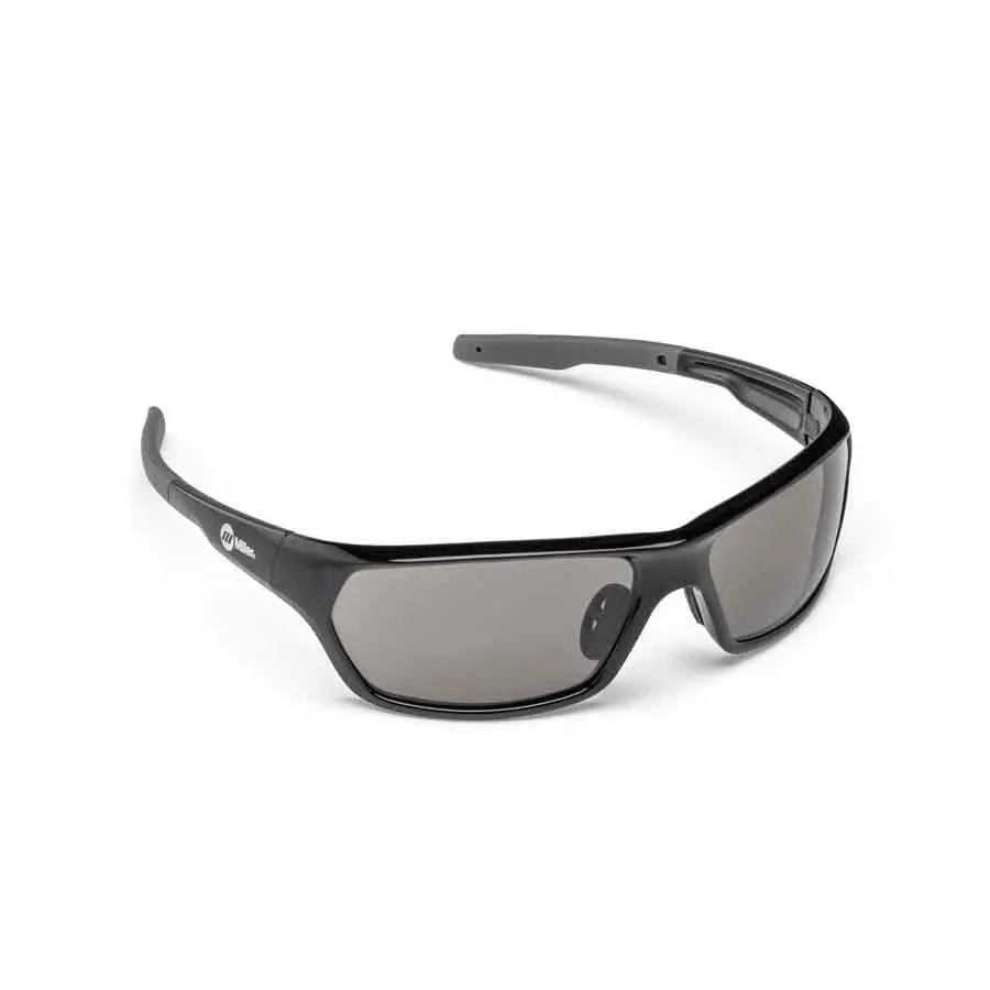 Miller Slag Black Safety Glasses (Smoke) - 272203 1
