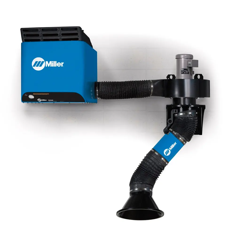 Miller Filtair Swx-D Single Arm Fume Extractor W/ 3-4.5' Telescoping Extraction Arm - 951619 1