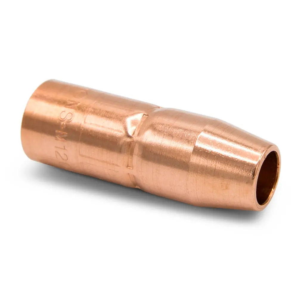 Miller Acculock Mdx Thread-On Copper Nozzle, 1/2" Flush -2/Pk Ns-M1200c 2